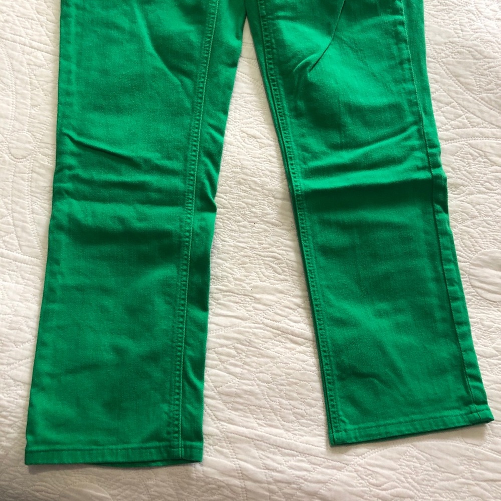 JCrew Bright Green Size 29 Matchstick Jeans Pants - Picture 6 of 9